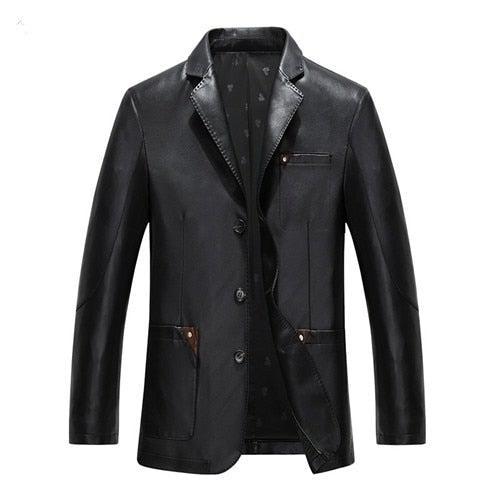 Everyday Men's Sheep Leather Blazer – Slim Fit Classic Jacket