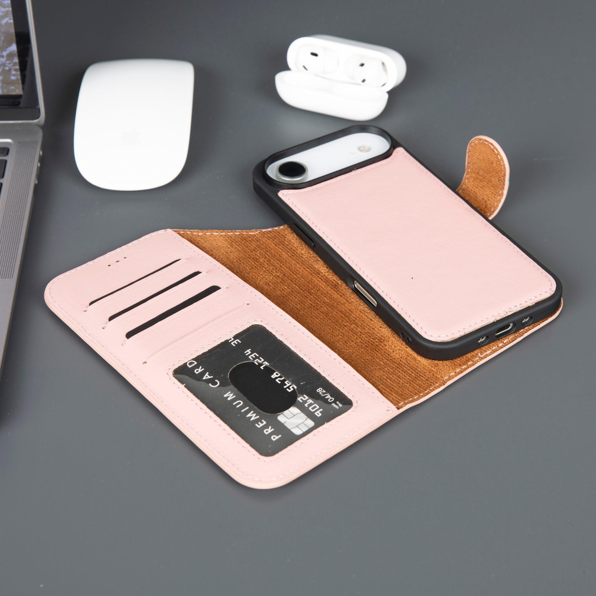 Casper iPhone 17 Air Leather Wallet Case – MagSafe Compatible-10